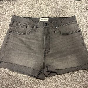 Madewell Grey Denim Shorts